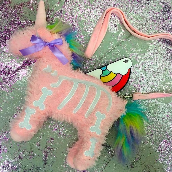 Dolls Kill Handbags - *RARE* DollsKill Pink Unicorn Handbag